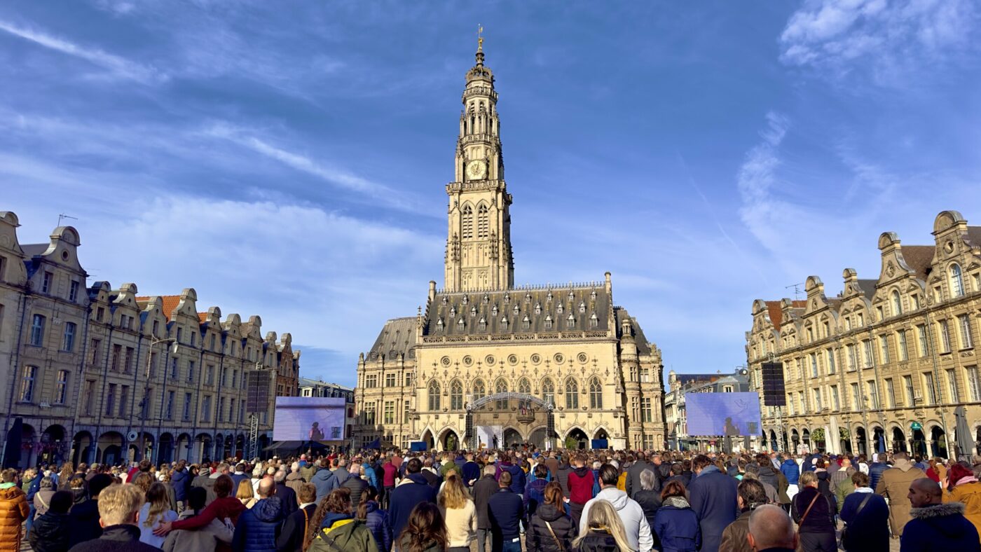 Mapping vidéo patrimonial réalisé pour une commémoration