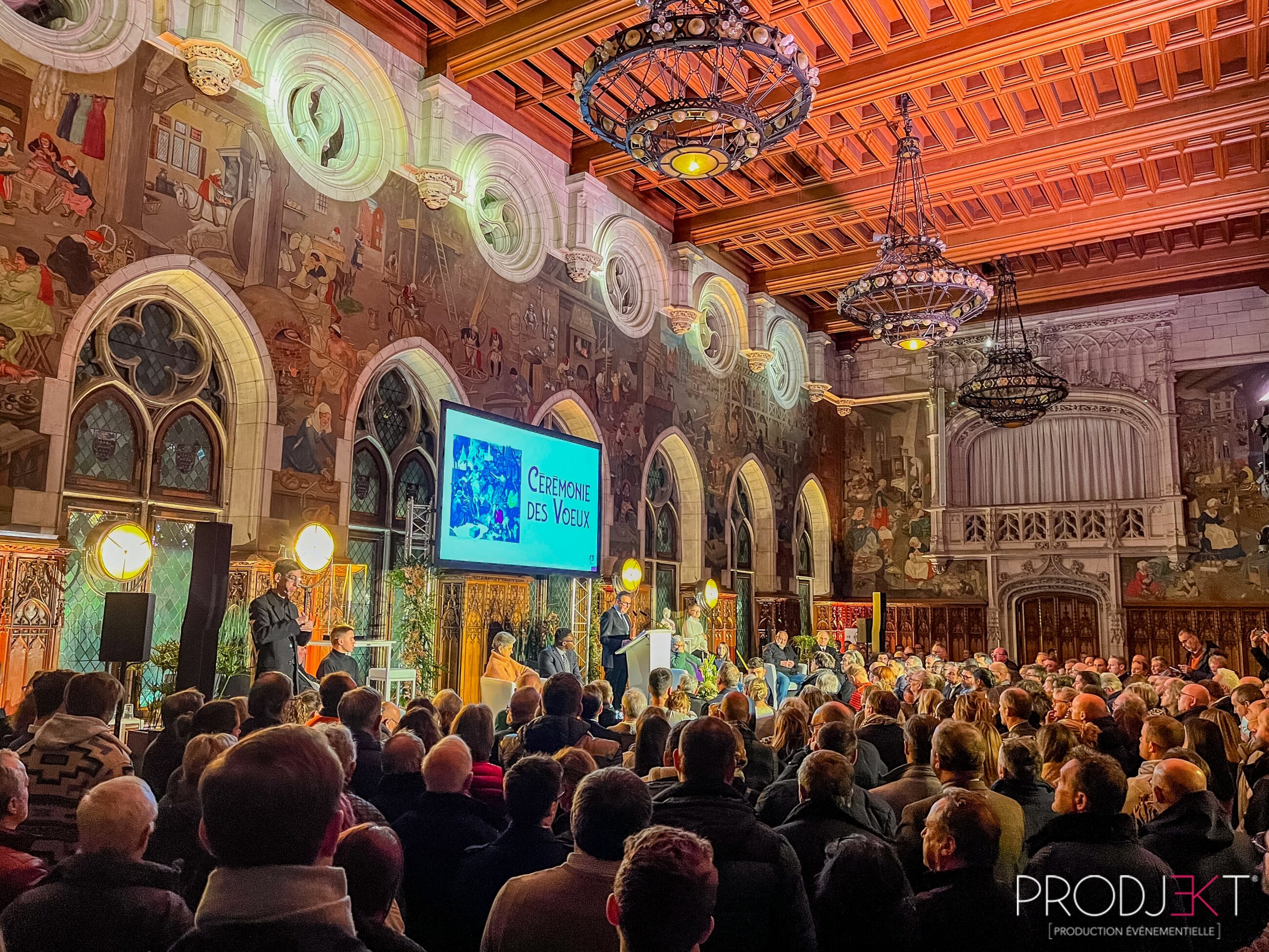 Sonorisation de salle de conférence et plénière d'entreprise