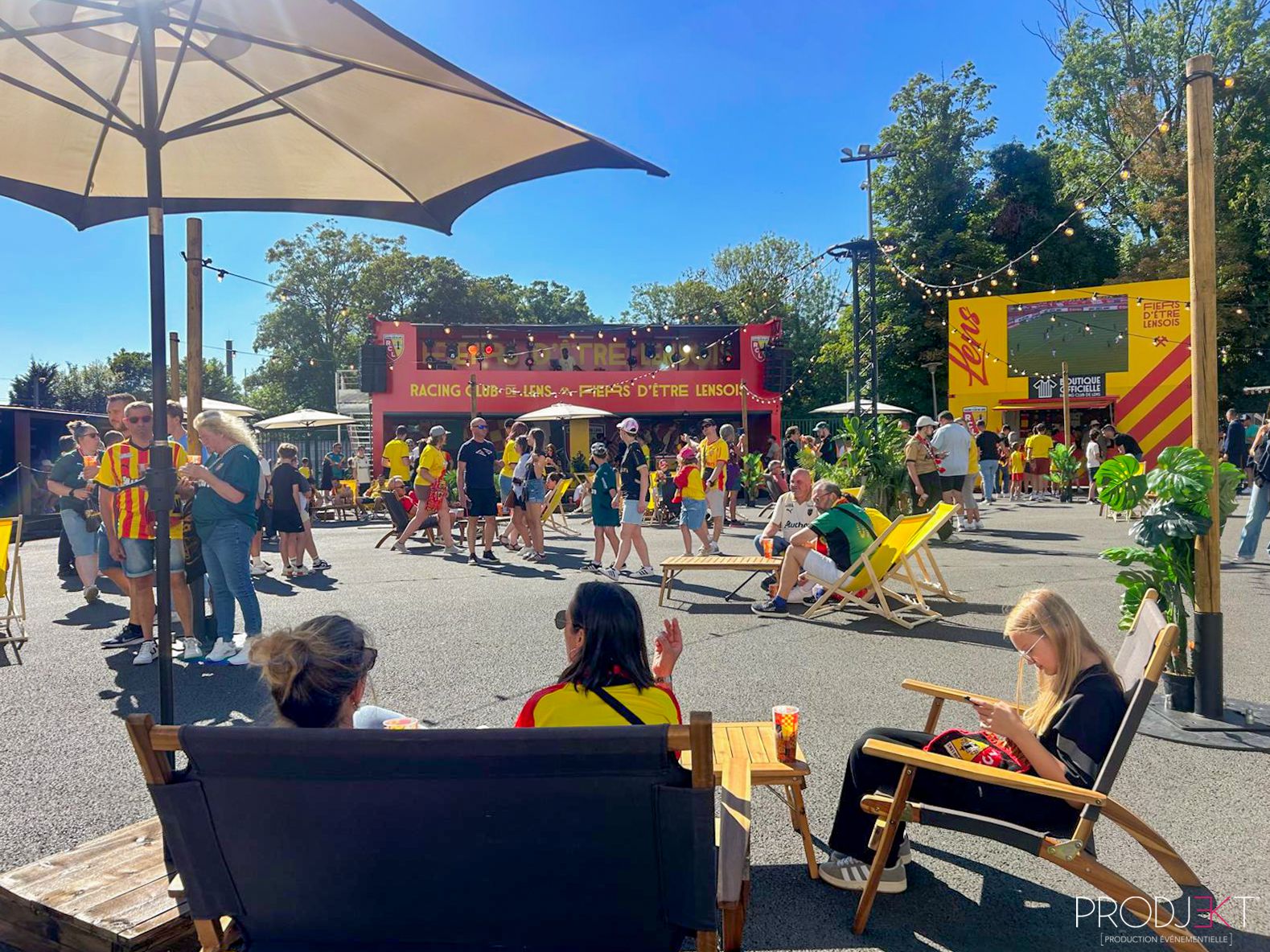 Aménagement de bar et restaurant pour retransmission sportive