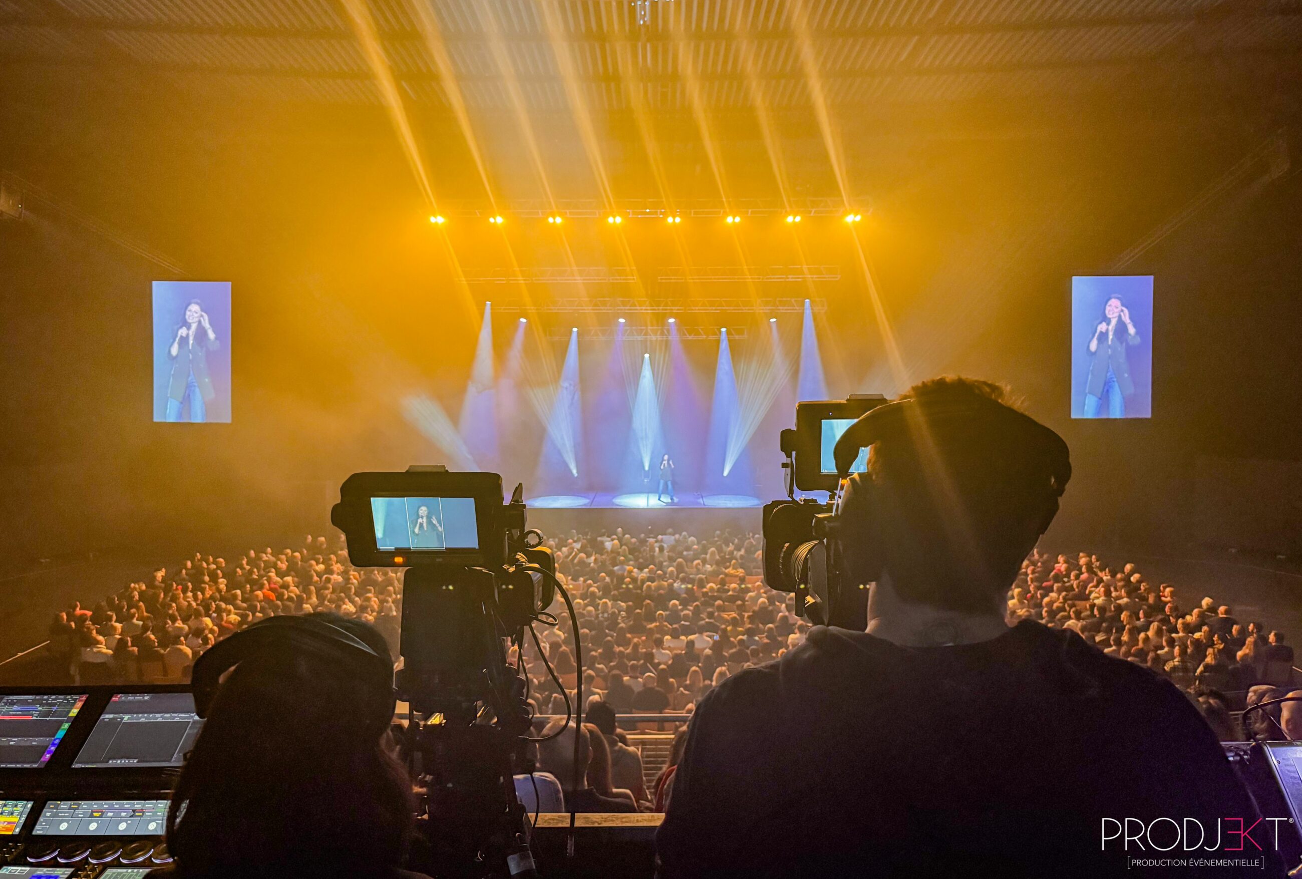 Éclairage du spectacle au Zénith de Lille par PRODJEKT