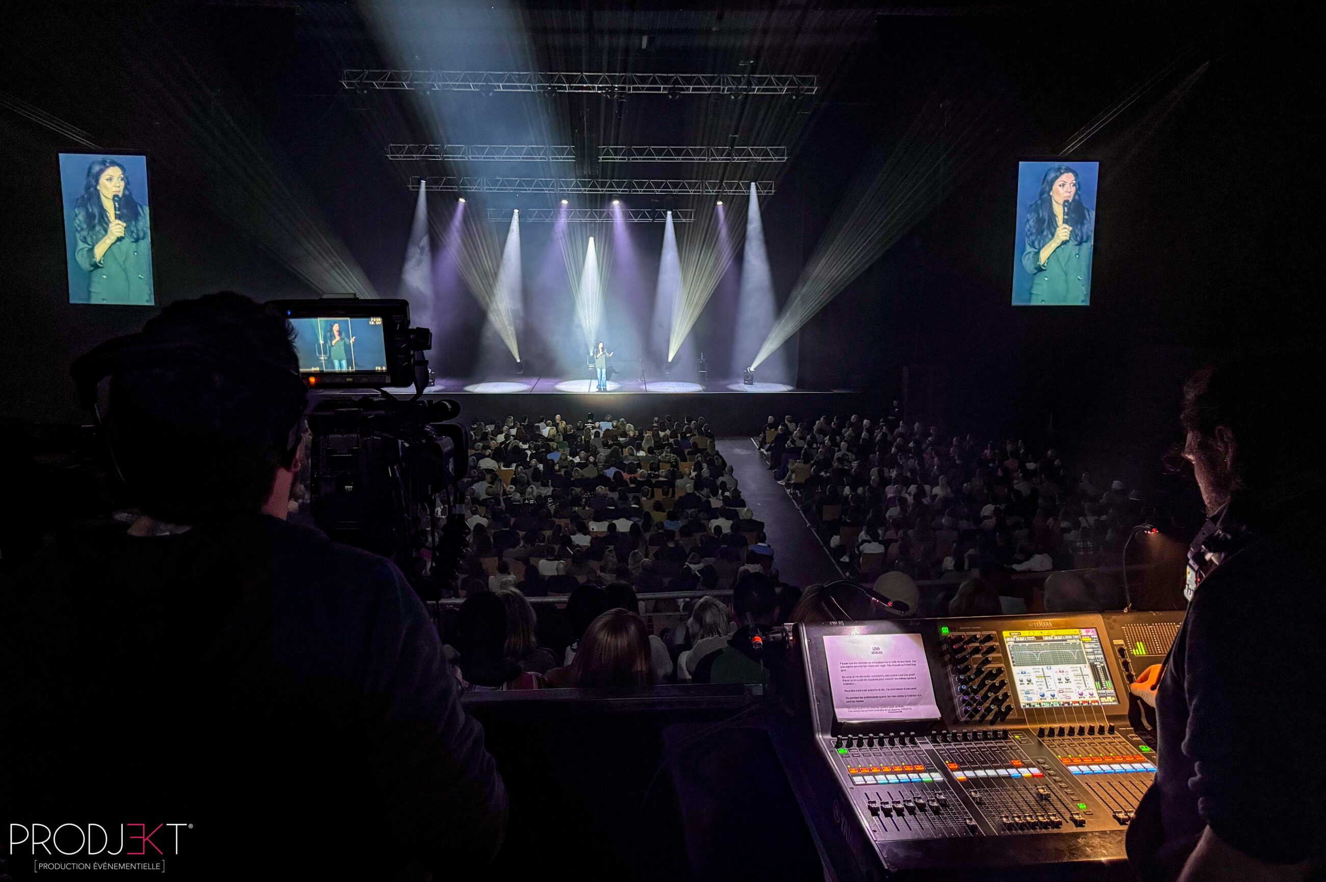 Spectacle au Zénith de Lille équipé techniquement par PRODJEKT