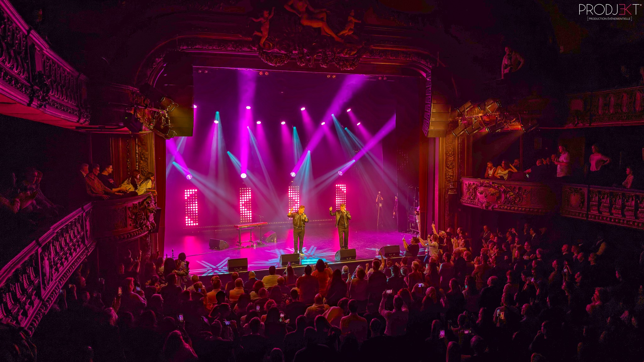 Scène du Trianon à Paris mise en lumière par PRODJEKT