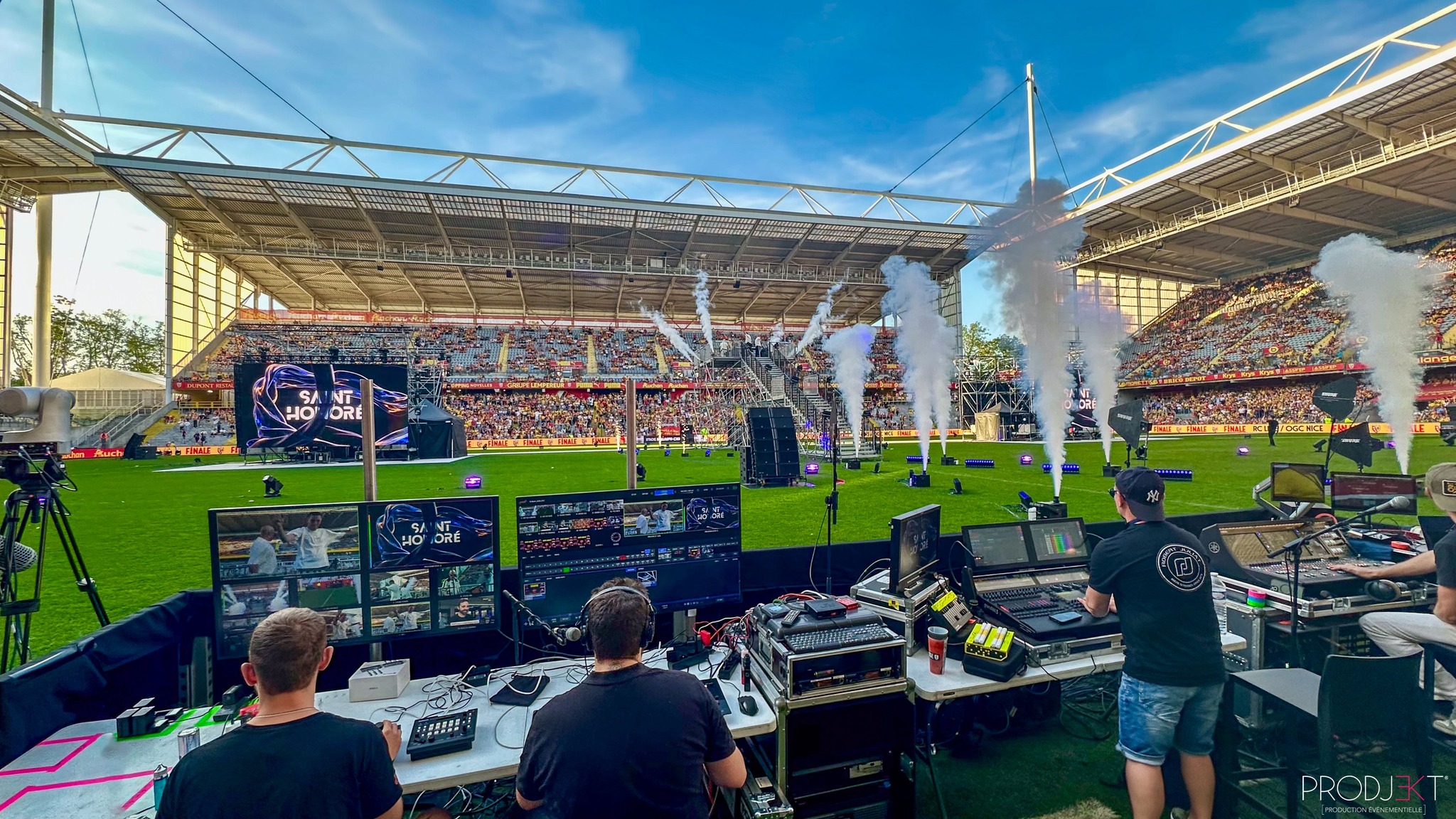 Événement du RC Lens équipé techniquement par PRODJEKT
