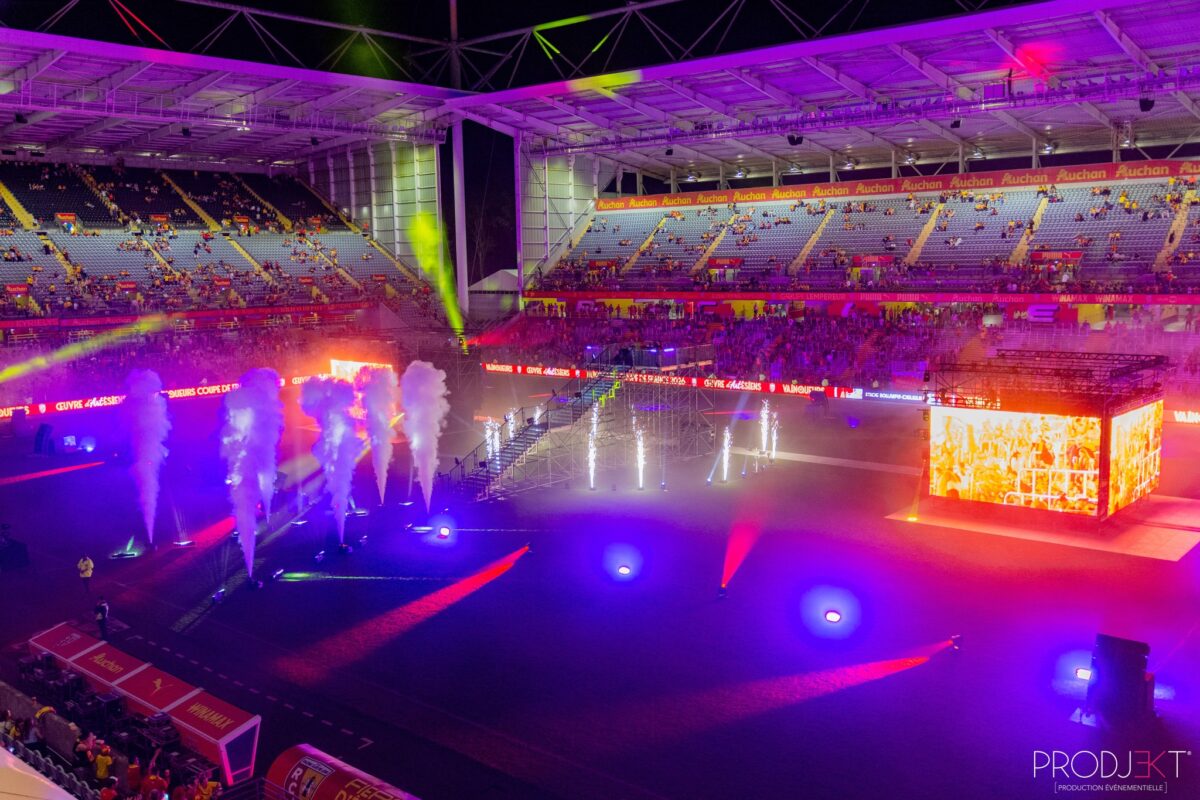 Journée Historique au Stade Bollaert-Delelis — RC Lens — réalisation technique PRODJEKT