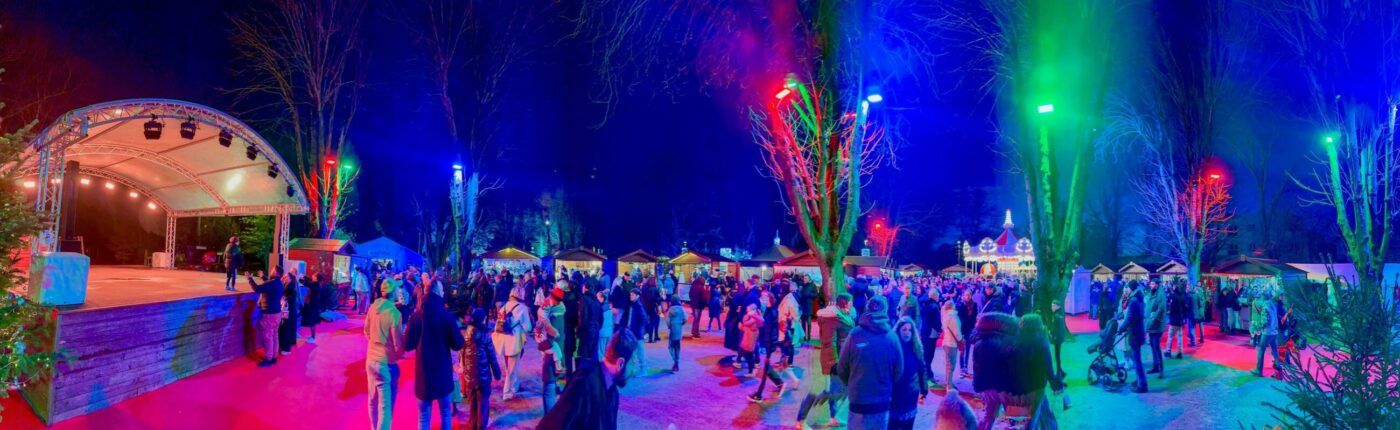 Marché de Noël et décorations lumineuses à Barlin