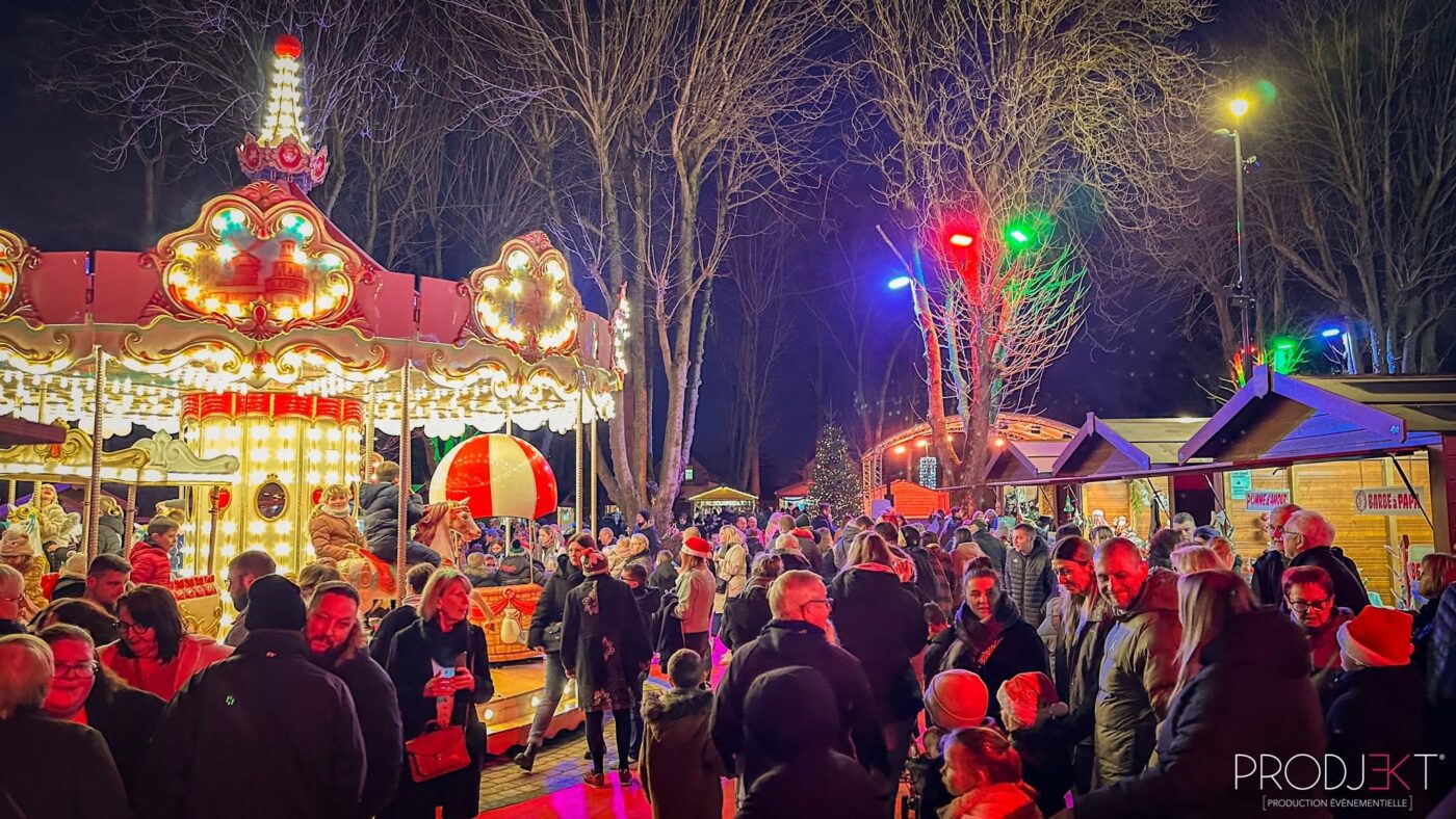 Illuminations du village de Noël de Barlin