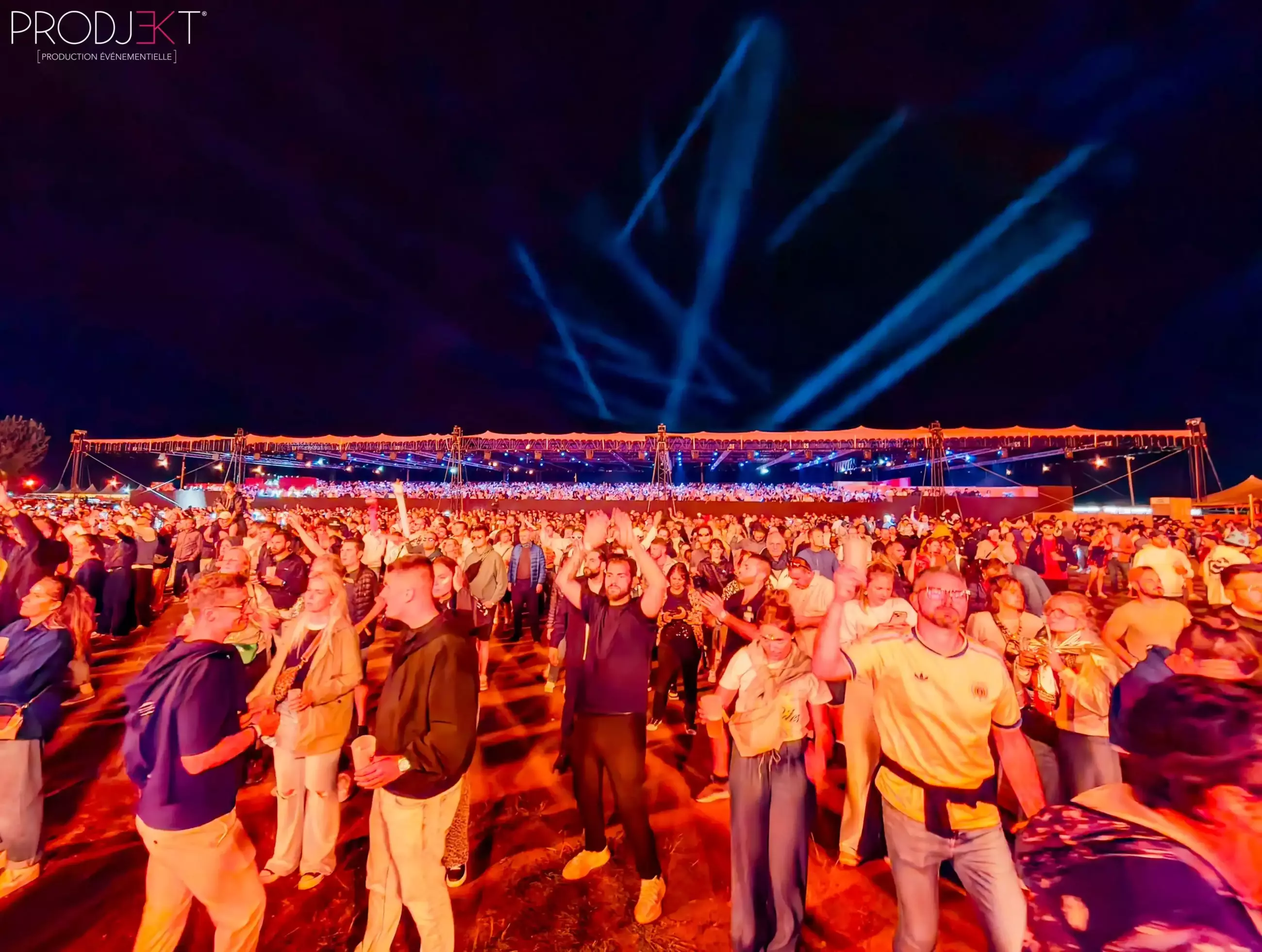 Touquet Music Beach Festival 2026 — Un espace VIP XXL — réalisation technique PRODJEKT